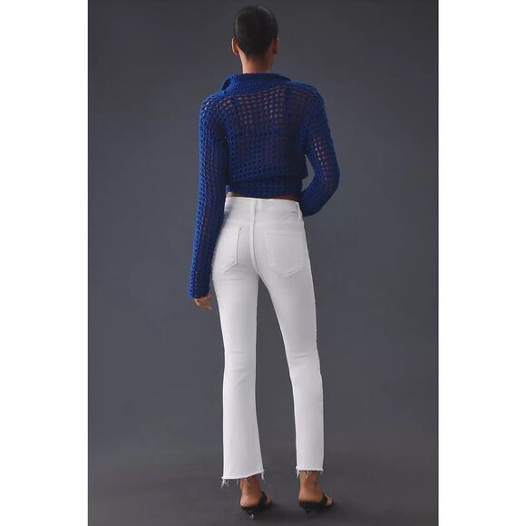 MOTHER The Insider Crop Step Fray Jeans FAIREST OF THEM ALL 28” - Picture 4 of 15